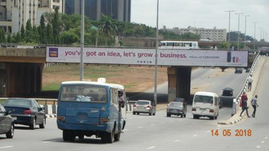 Bridge panel @ PRESIDENTIAL AIRPORT ROUTE BY INDEPENDENCE AVENUE ABUJA — Abuja