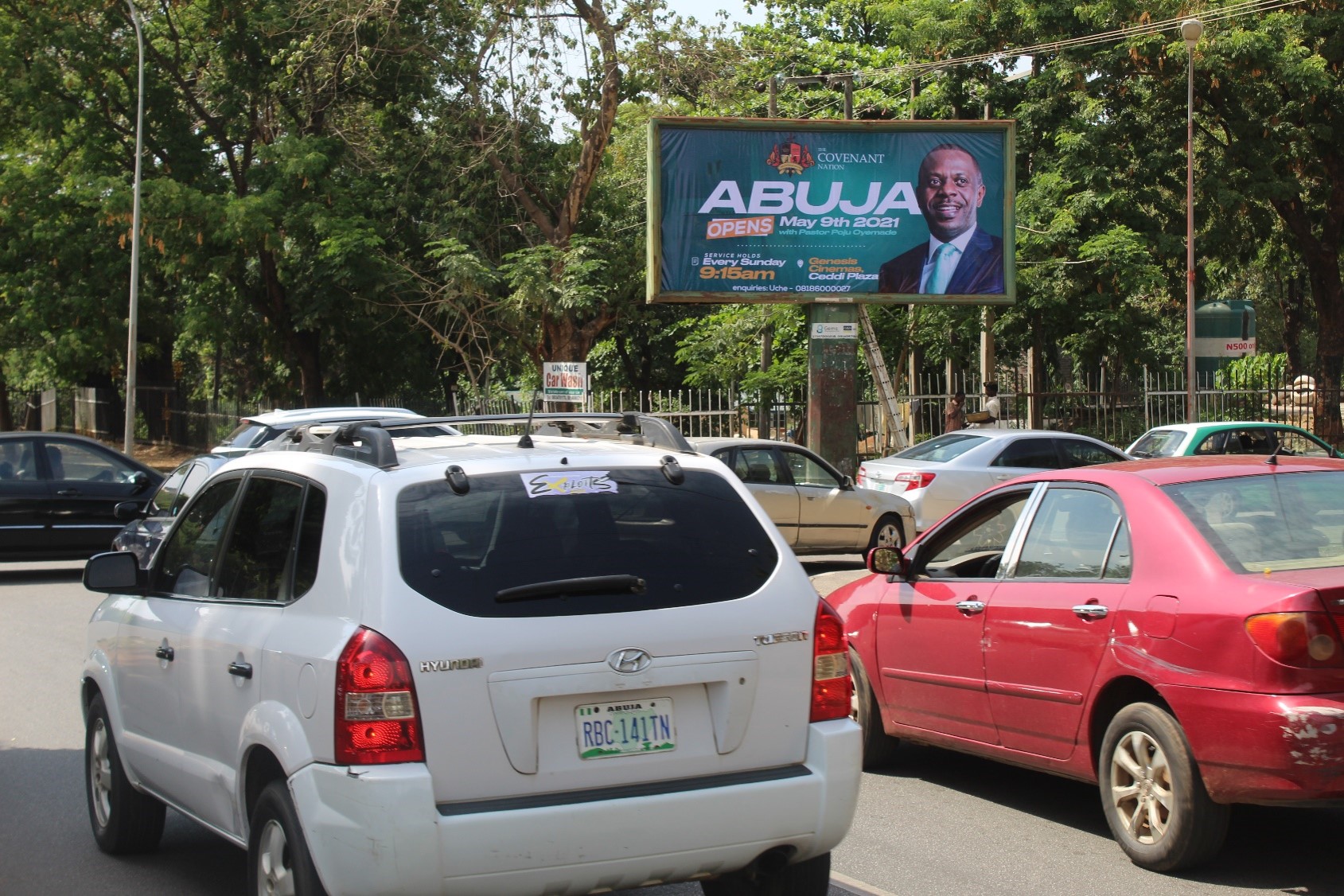 Backlit @ MICHAEL OKPARA STREET WAY BY IBRO HOTEL WUSE ZONE 5 — Abuja