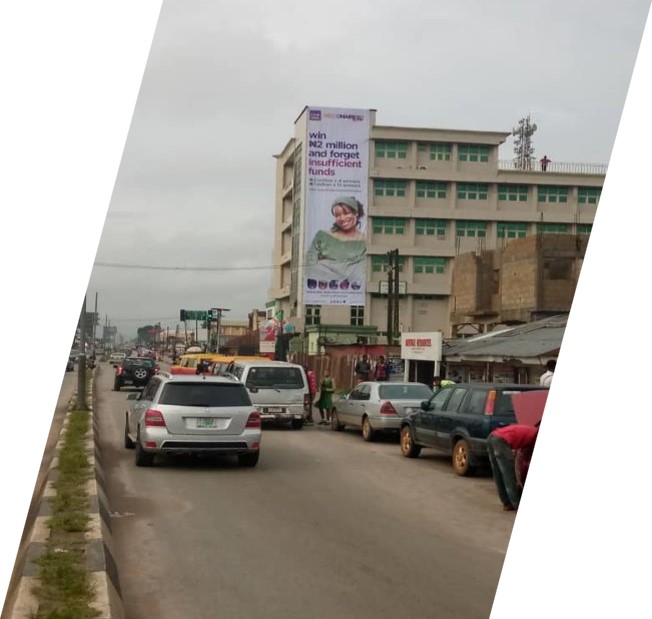 Walldrape @ Along New Benin Market FTT New Benin Market, Edo state. — Edo