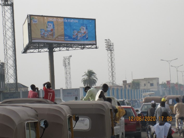 Unipole @ ALONG AIRPORT ROAD BY KANO PILLAR STADIUM FTT AIRPORT. — Kano